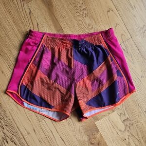 Nike Women's Athletic Shorts in Pink and Purple